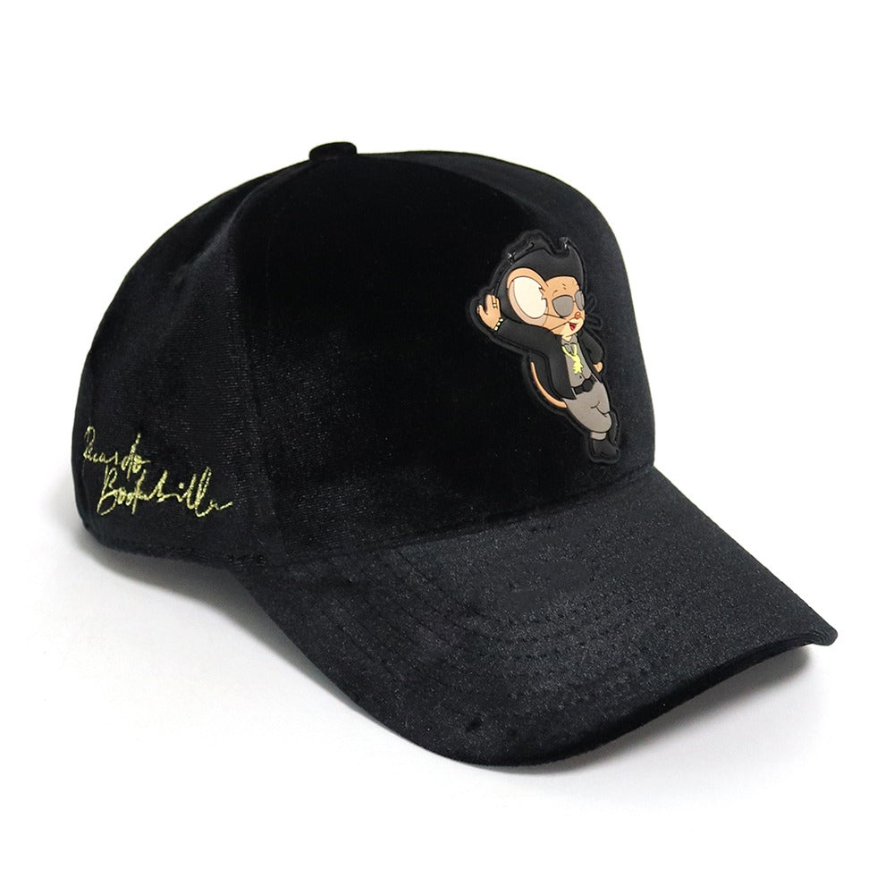 Gorra El Jerry Terciopelo Negro