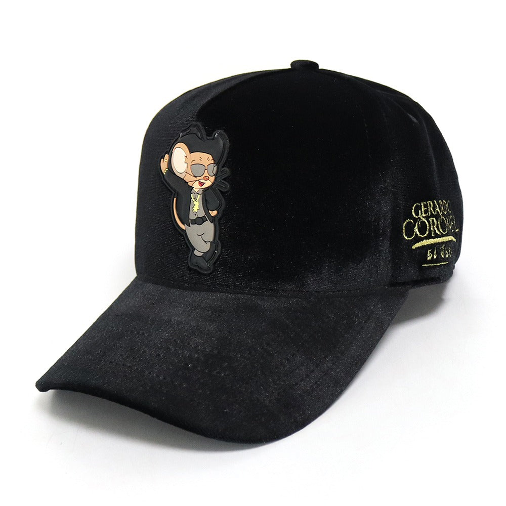 Gorra El Jerry Terciopelo Negro