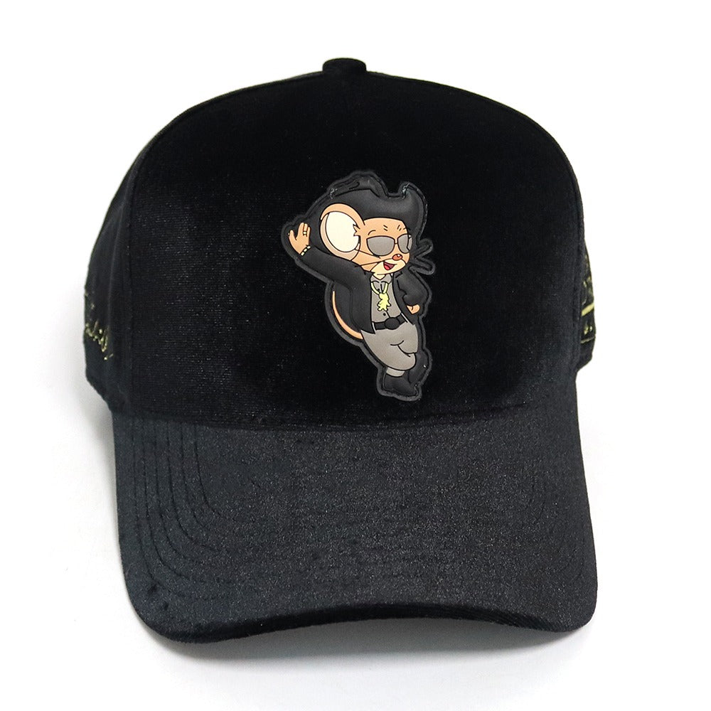 Gorra El Jerry Terciopelo Negro