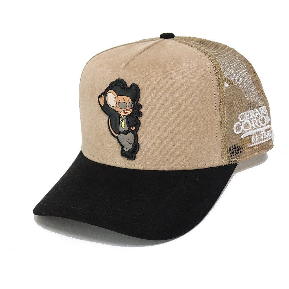 Gorra El Jerry Terciopelo Café